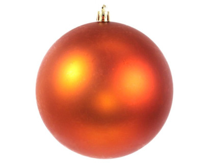 Пластиковый шар 150 мм., оранжевый, матовый, Ели Пенери, арт. JNP171506