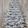 Искусственная ель Камчатская заснеженная, 330 теплых белых Led ламп, 180 см, арт. 134180