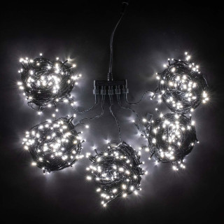 Комплект гирлянды, 5х20 м. 900 LED-ламп, черн. пр., белый, LaitCom, арт. KFT900-2W11-1W 03-068
