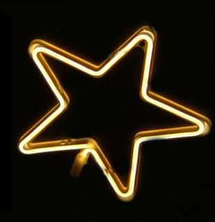 Комплект светодиодных звезд, 10 шт, теплый белый, LaitCom, арт. LC-13105 13-105