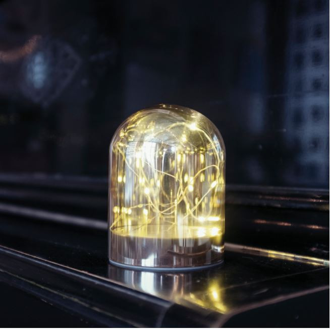 Светодиодная стеклянная колба, 10 Led, 3AA, с мерцанием, теплый белый, Laitcom, арт. D5815 24-074