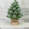 Искусственная сосна Скарлетт в мешочке с инеем 45 см., арт. 96045