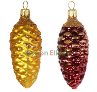 Набор игрушек на елку с ручной росписью Декаративный, 6 шт., 10 см., Елочка, арт.  С 1186