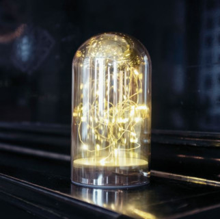 Светодиодная стеклянная колба, 15 Led, 3AA, с мерцанием, теплый белый, Laitcom, арт. D5816 24-075