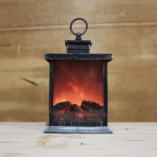 Светодиодный фонарь-камин с имитацией живого огня, теплый белый, LaitCom, арт. B3327 24-070