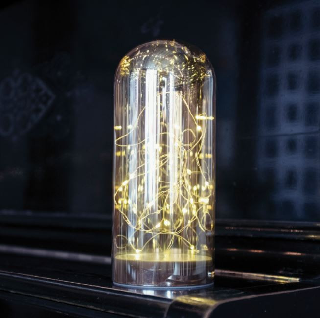 Светодиодная стеклянная колба, 20 Led, 3AA, с мерцанием, теплый белый, Laitcom, арт. D5817 24-076