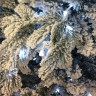Искусственная ель "Альпийская" заснеженная с лампочками (РЕ+резина) 4 м.