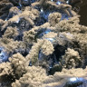 Искусственная ель "Альпийская" заснеженная с лампочками (РЕ+резина) 4 м.