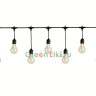 Светодиодная ретро гирлянда Бахрома 9.5 м., 20 LED ламп, теплый, Kaemingk, арт. 490105 