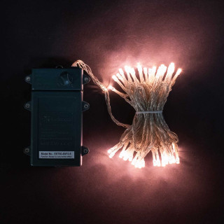 Светодиодная нить на батарейках с таймером, 5 м., хони голд, Laitcom, арт. EST50-4W10-8HG 07-027