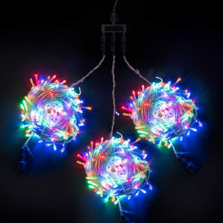 Комплект гирлянд, 3x20 м., 600 Led, прзр. пр., мульти, LaitCom, арт. KDD600C-10-1M 03-066