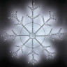 Светодиодная снежинка, 110 см., холодный белый, LaitCom, арт. LC-13046 13-046