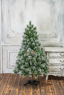 Искусственная сосна Скарлетт с инеем 150 см., арт. 96150