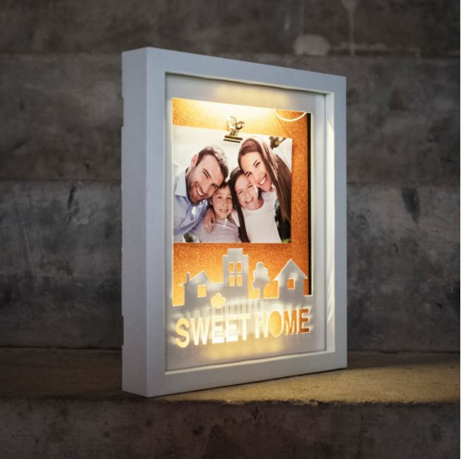 Светодиодная фоторамка Sweet home, 3AАA, теплый белый, Laitcom, арт. I2824 24-079