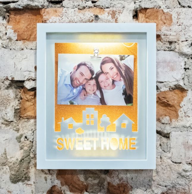Светодиодная фоторамка Sweet home, 3AАA, теплый белый, Laitcom, арт. I2824 24-079