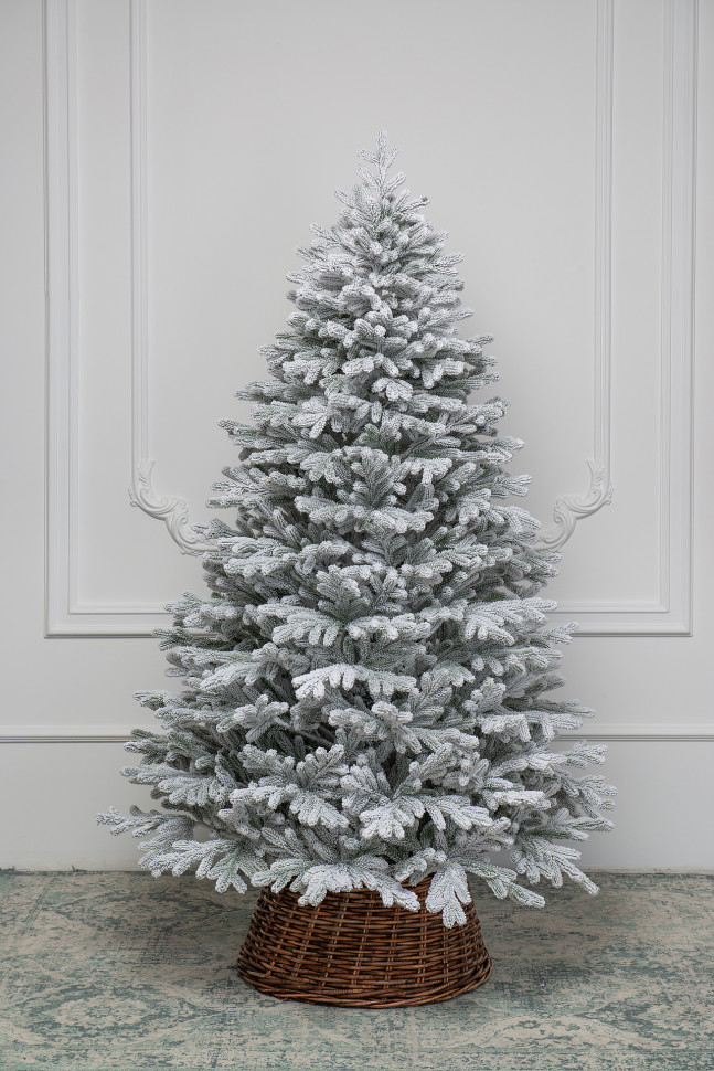 Искусственная ель Александрийская заснеженная 240 см., арт. 192240