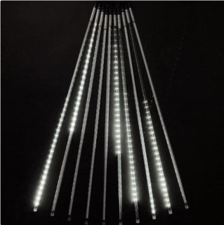 Гирлянда тающие сосульки, 10х0,8 м., 720LED, 24V, белый, Laitcom, арт. CCL720-10-1W 15-050