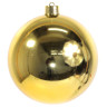 Пластиковый шар 300 мм., золотой, глянцевый.