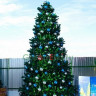 Ель каркасная светодинамическая Уральская 5 м, ПВХ-пленка 