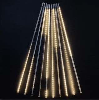 Гирлянда тающие сосульки, 10х0,8 м., 720LED, 24V, теплый белый, Laitcom, арт. CCL720-10-1WW 15-051