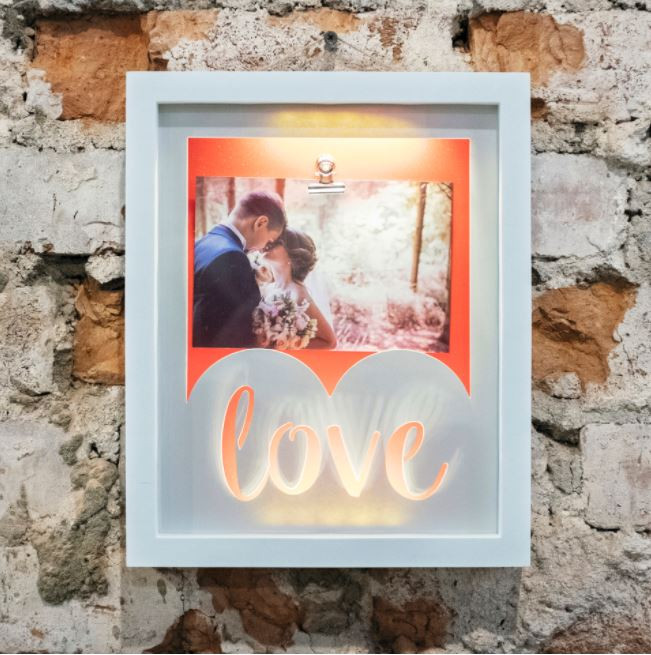 Светодиодная фоторамка Love, 3AАA, теплый белый, Laitcom, арт. I2826 24-080