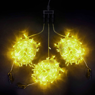 Комплект гирлянд, 3x20 м., 600 Led, прзр. пр., шампань, LaitCom, арт. KDD600C-10-1CH 03-046