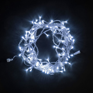 Светодиодная нить, 24V, 10 м., PVC , прозр. пр., белый, LaitCom, арт. PST100-10-1W 05-150