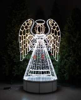 Светодиодная фигура Ангел, высота 2,1 м  