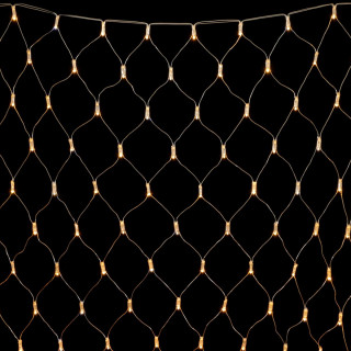 Светодиодная сетка с колпачком, 2х2 м, тепло белый, LaitCom, арт. NTL256CAP-10-2WW 17-026