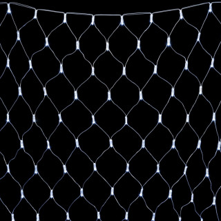 Светодиодная сетка с колпачком, 2х2 м, белый, LaitCom, арт. NTL256CAP-10-2W 17-025