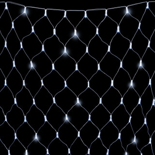 Светодиодная сетка с колпачком, с мерцанием белого диода, 2х2 м, белый, LaitCom, арт. NTL256BLWCAP-10-2W 17-027