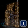 Светодиодный занавес Rich LED 2*3 м, белый теплый, прозрачный провод, арт. RL-C2*3-T/WW