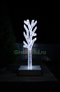 Светодиодное дерево геометрическое, высота 2 м  