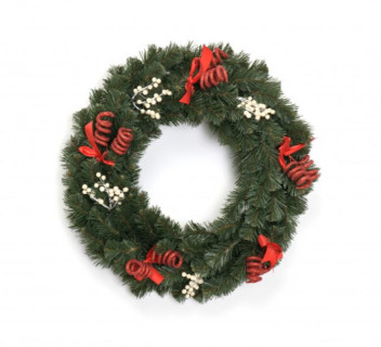 Рождественский венок Огненное танго 60 см., арт. 52098