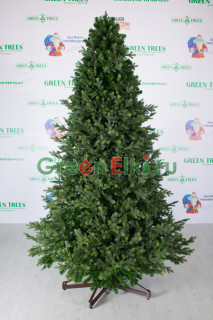 Ель интерьерная Сказочная премиум 3 м, ПВХ-пленка + резина