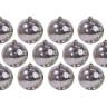 Набор пластиковых шаров 60 мм., серебрянный, глянцевые, 12 шт., Kaemingk, арт. 167006