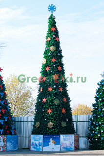 Ель искусственная Евро-2 12 м, пвх-пленка