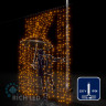 Светодиодный занавес Rich LED 2*3 м, желтый, прозрачный провод, арт. RL-C2*3-T/Y