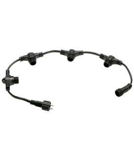 Разветвитель 5-ти лучевой, пр. черн. ПВХ, LaitCom, арт. PR15-ST 05-057