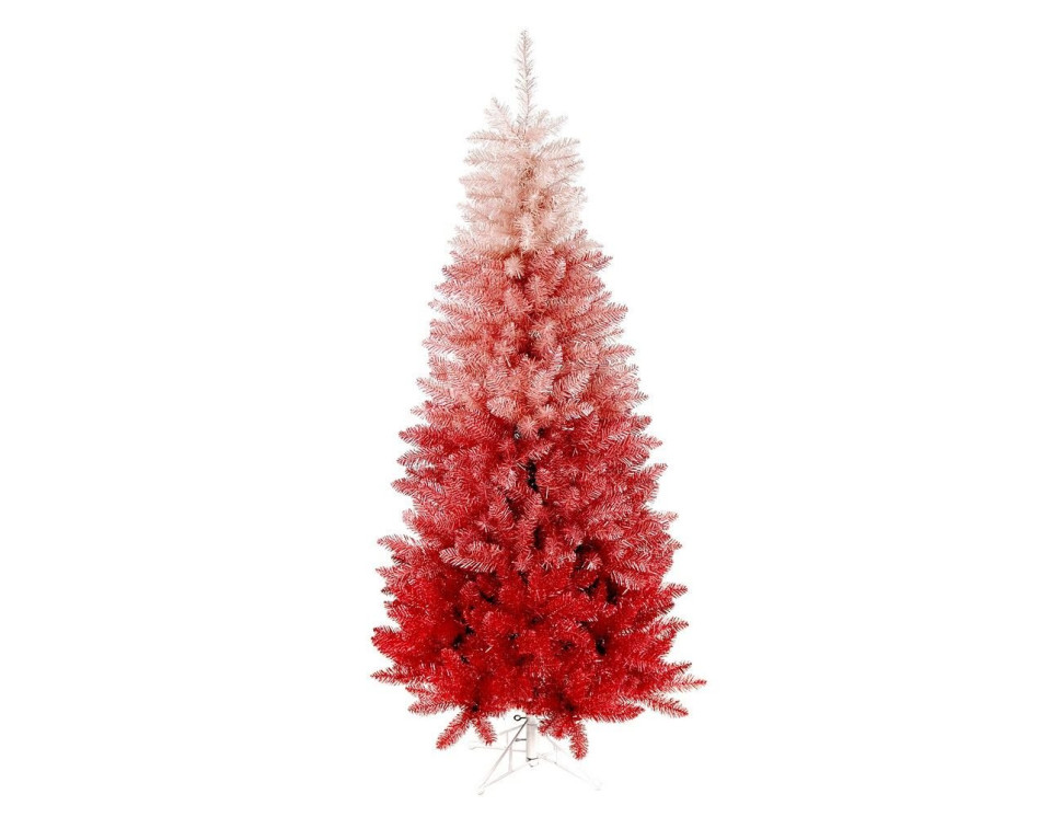 Искусственная ель из фольги Vegas, розовая c градиентом, 1.83 м, A Perfect Christmas, арт. 31HVET183