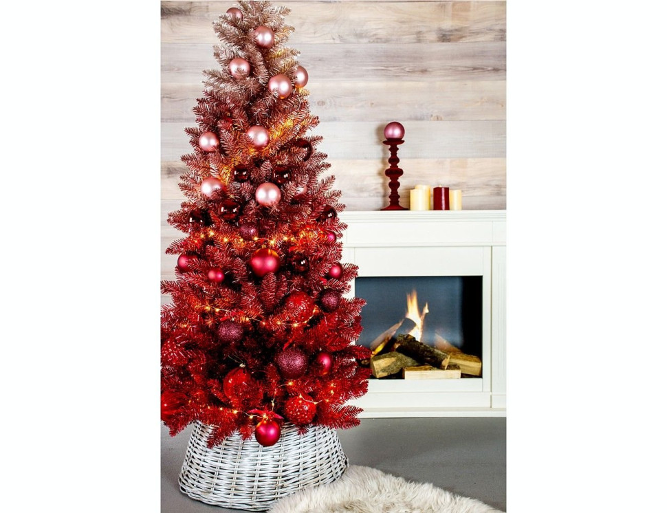 Искусственная ель из фольги Vegas, розовая c градиентом, 1.83 м, A Perfect Christmas, арт. 31HVET183