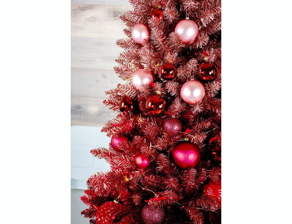 Искусственная ель из фольги Vegas, розовая c градиентом, 1.83 м, A Perfect Christmas, арт. 31HVET183