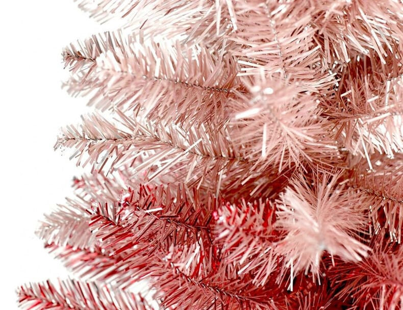 Искусственная ель из фольги Vegas, розовая c градиентом, 1.83 м, A Perfect Christmas, арт. 31HVET183