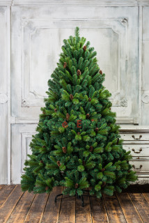 Искусственная сосна Байкальская с шишками 210 см., арт. 97210