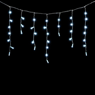 Светодиодная гирлянда Бахрома с колпачком, 3,1х0,5 м., прозр. пр., белый, LaitCom, арт. PIL120CAP-10-2W 02-180