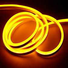 Светодиодный Гибкий Неон Rich LED, односторонний, желтый, кратность резки 1 метр,  размер 8*16 мм, 220 В, 50 м, арт. RL-FX816-120-220V-Y/Y