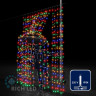 Светодиодный занавес Rich LED 2*3 м, мульти, прозрачный провод, арт. RL-C2*3-T/M