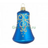 Елочное украшение Колокольчик Вуаль 8,5 см., синий, Елочка, арт. С 797-синий Елочное украшение Колокольчик Вуаль 8,5 см., синий, Елочка, арт. С 797-синий