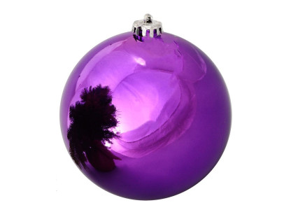 Однотонный пластиковый шар 150 мм, глянцевый, фиолетовый, арт. 1135099