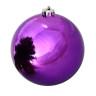 Однотонный пластиковый шар 150 мм, глянцевый, фиолетовый, арт. 1135099